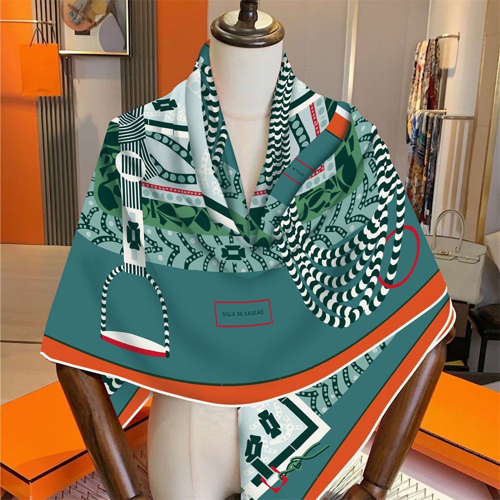 Cashmere Scarf Wrap - 실크 캐시미어 스카프 여성 수동 손으로