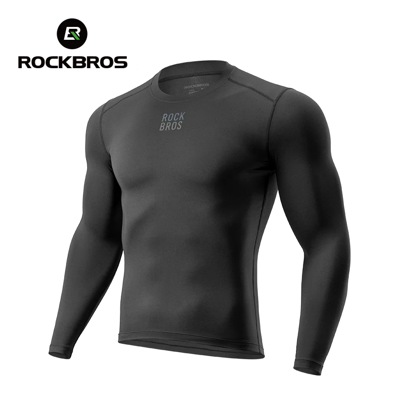 Winter Clothing Hiking - ROCKBROS 겨울용 보온 사이클링 베이스 레이어,