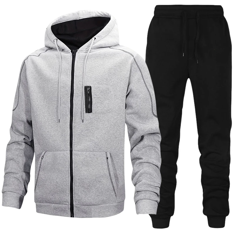Winter Clothing Fashion - 패션 남성 운동복 캐주얼 후드티 코트