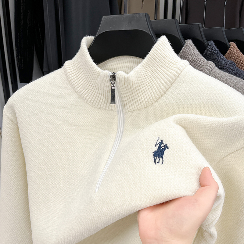 Winter Clothing Men Style - 겨울용 남성 니트 스웨터, 하프 하이