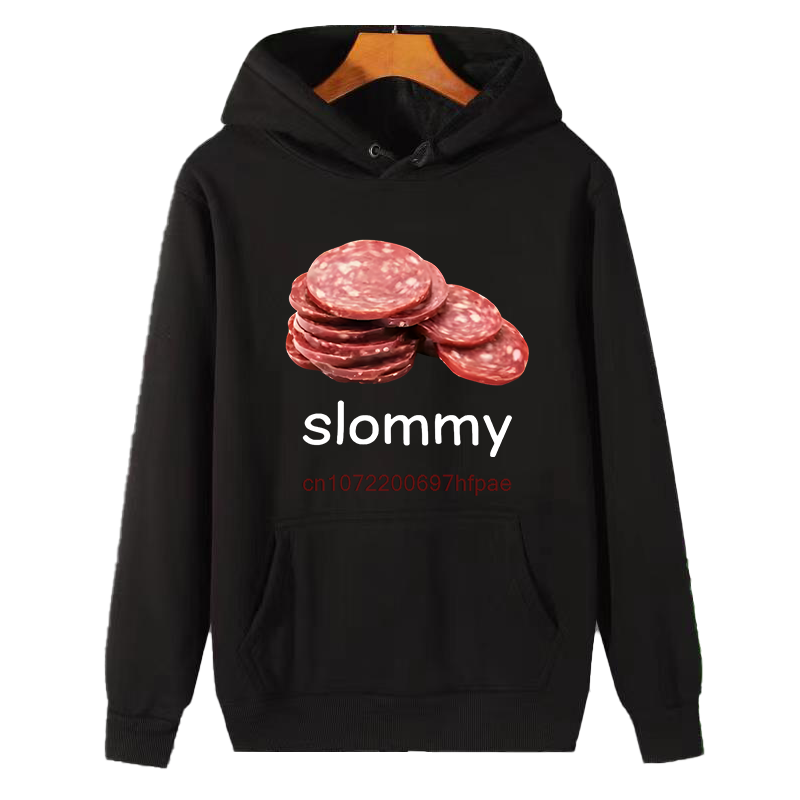 Winter Clothing Meme - Funny Slommy Salami Meme 그래픽 후드