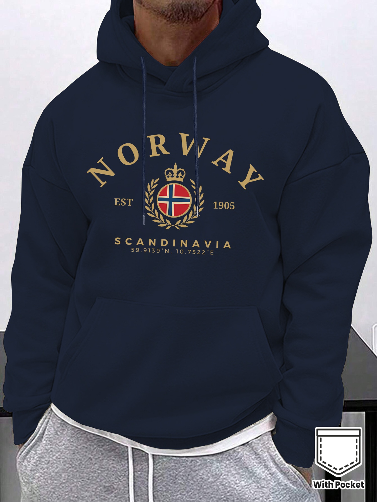Winter Clothing Norway - 노르웨이 스칸디나비아 남성 여성 후드티 스웨트셔츠