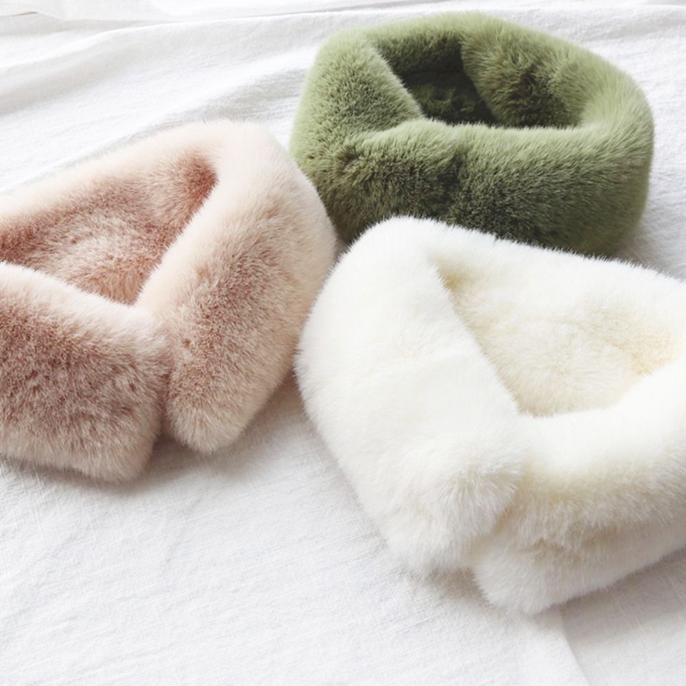 Winter Clothing Deals - 여성용 넥 워머 코트 칼라 모피