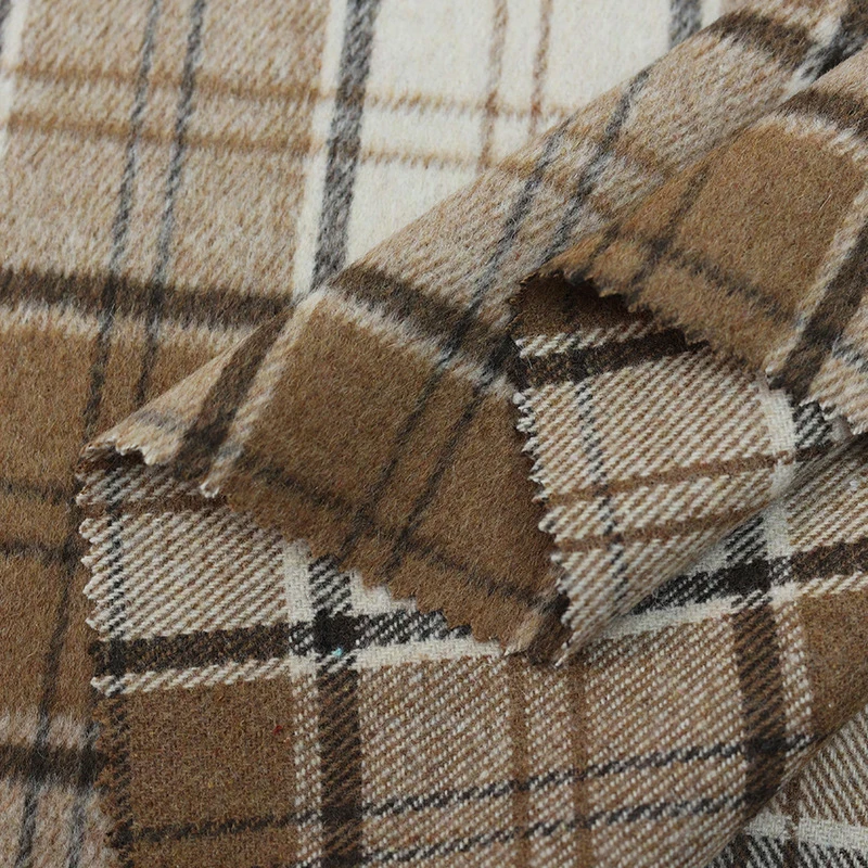 Winter Clothing For Women - 100x148cm 부드러운 두꺼운 빈티지 울 격자
