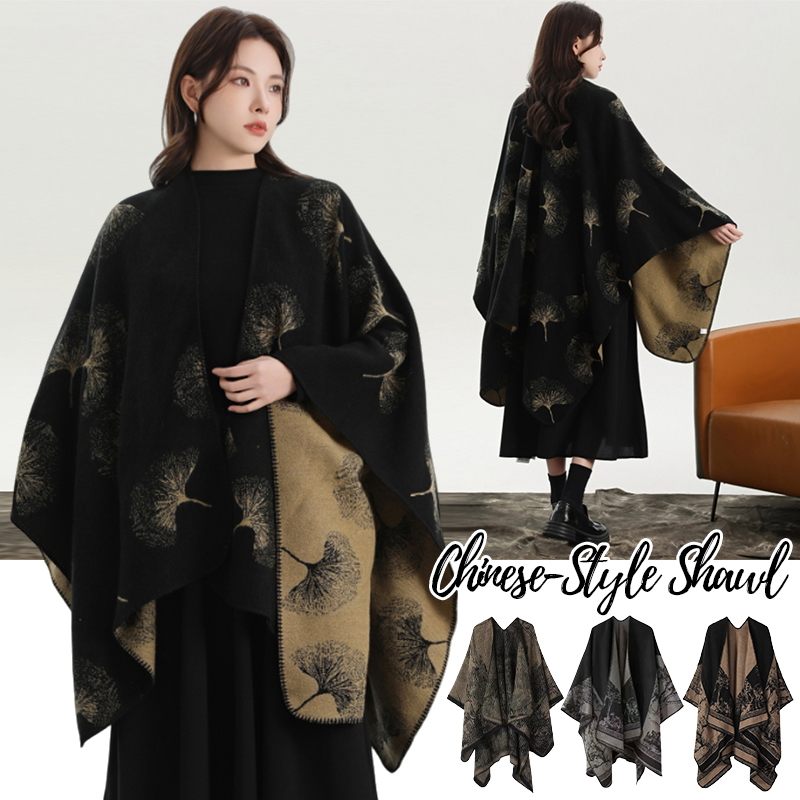 Winter Clothing Ideas For Women - 여성을위한 인쇄 니트 목도리 가을 겨울