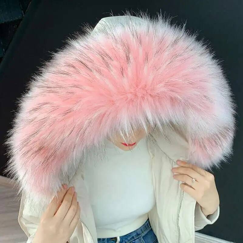 Winter Clothing Deals - 분리형 가짜 모피 칼라 초대형 따뜻한