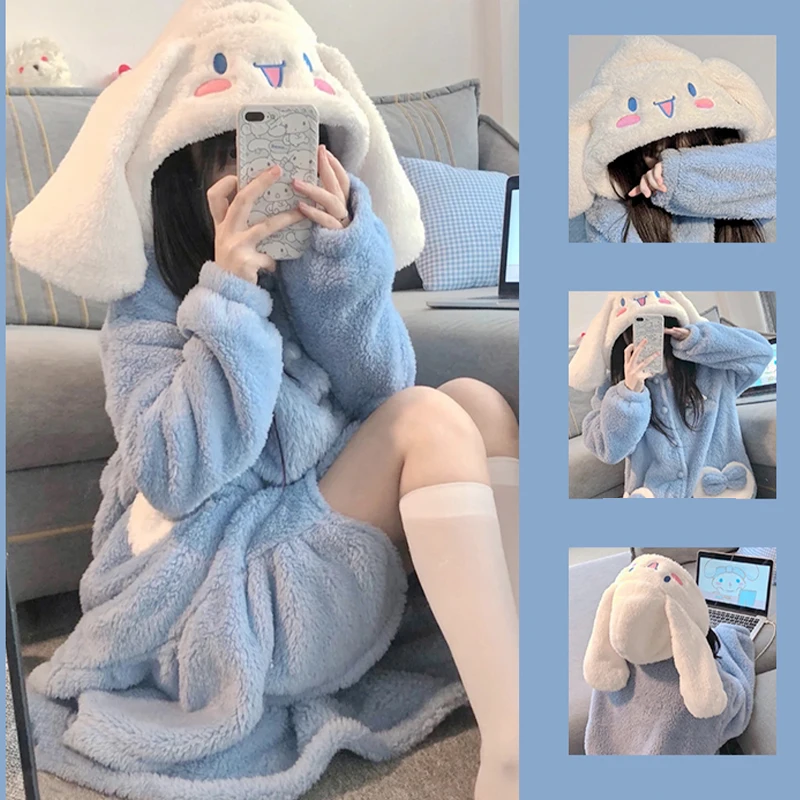 Winter Clothing Deals - 헬로키티 플러시 파자마 세트 2개, 만화
