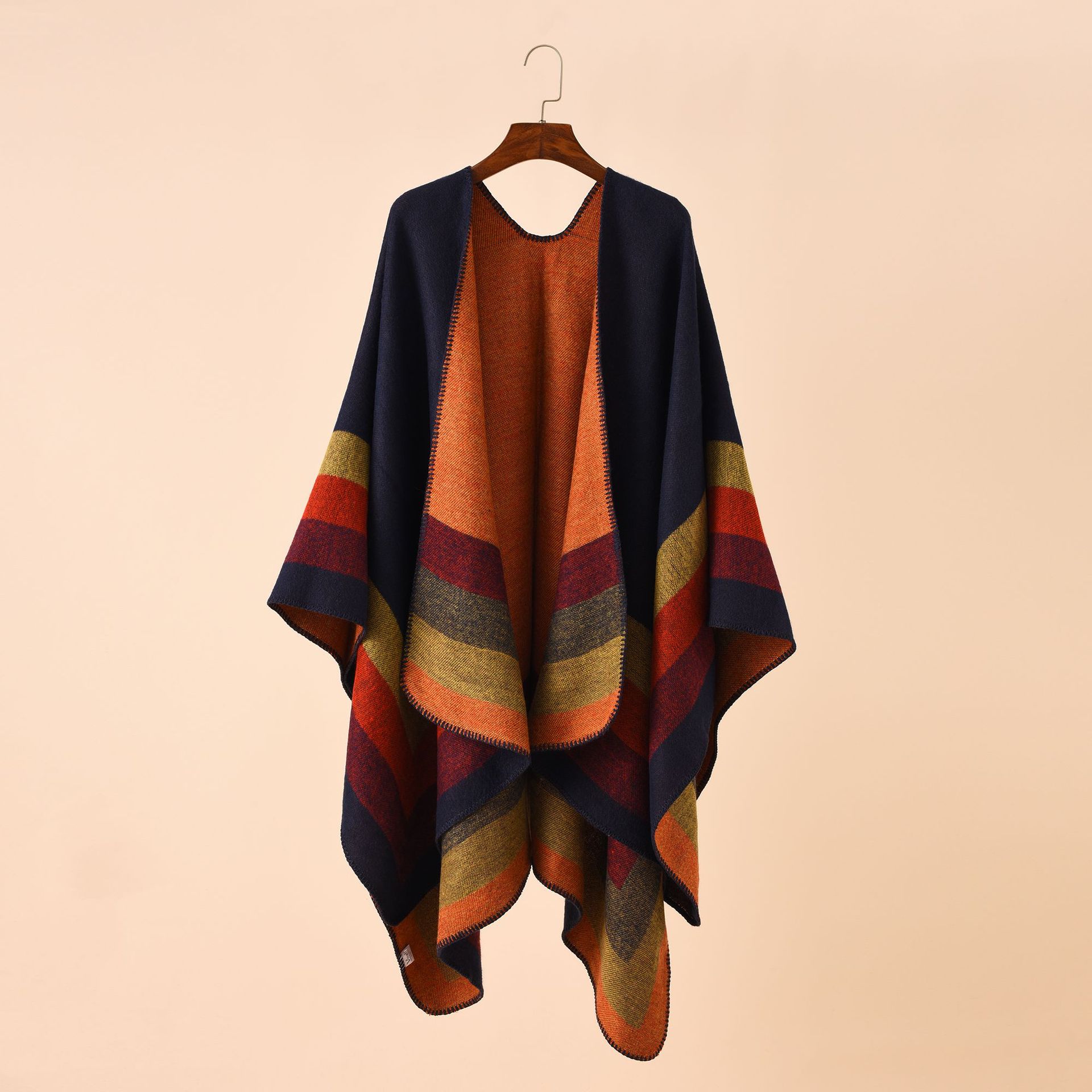 2024 새로운 패션 겨울 따뜻한 격자 무늬 판초와 여 - Cashmere Scarf Wrap 리뷰 및 가격