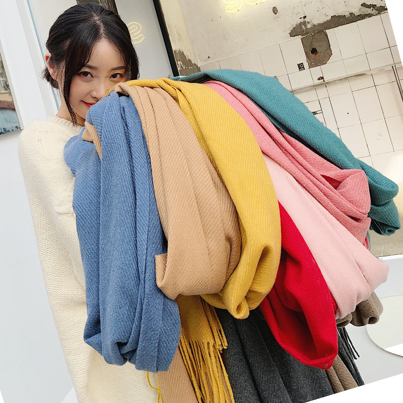 VISROVER 새로운 20 색 여성 겨울 스카프 패션 - Cashmere Scarf Wrap 리뷰 및 가격