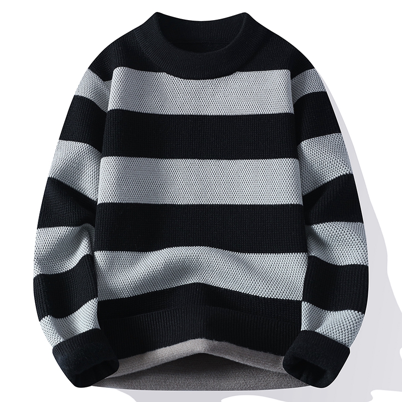 남성 스트라이프 패턴 캐주얼 니트 풀오버 2026 겨울 - Winter Clothing Patterns 리뷰 및 가격