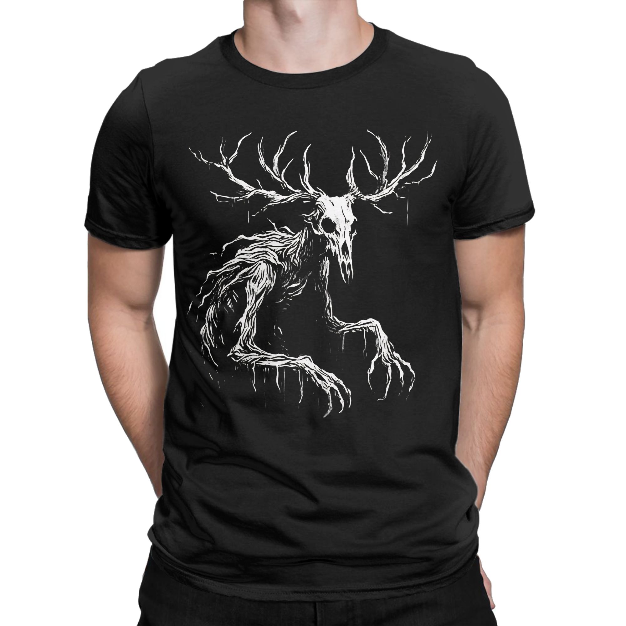 Wendigo-겨울 악몽 티셔츠 남성 여성 힙스터 퓨어 - Winter Clothing Ideas For Women 리뷰 및 가격