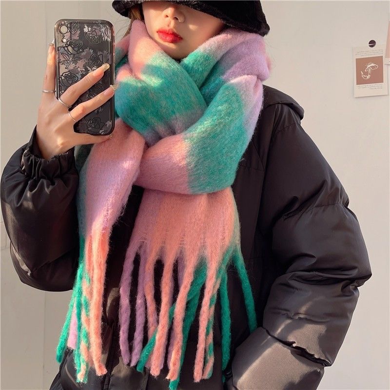 2025New 겨울 두꺼운 따뜻한 스카프 여성 캐시미어 - Cashmere Scarf Wrap 리뷰 및 가격