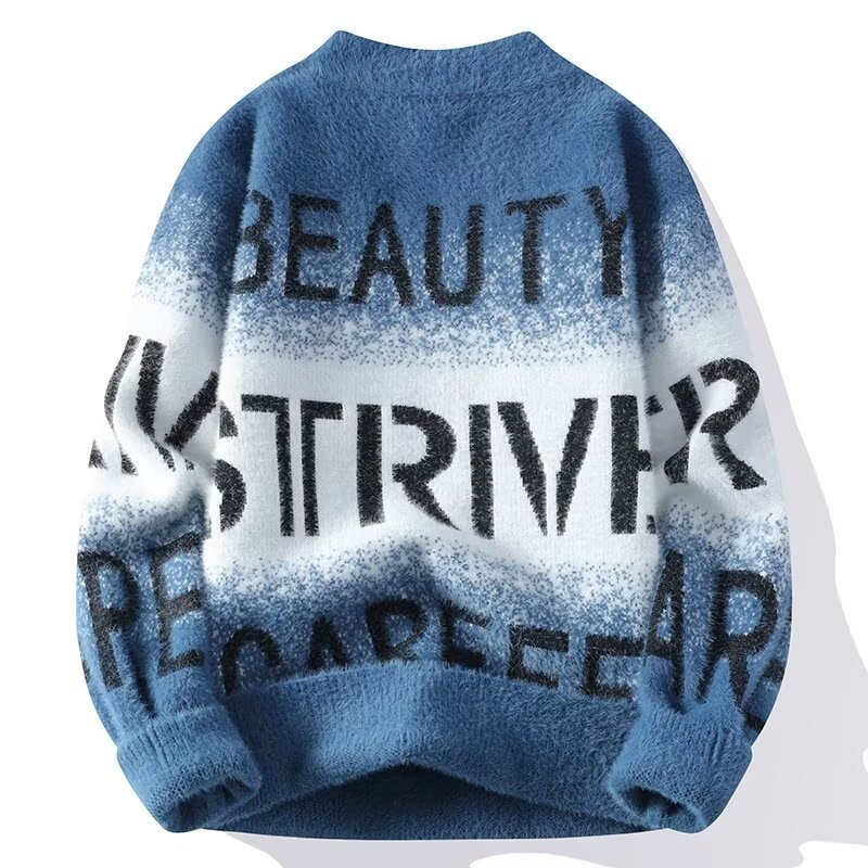 가을 겨울 남성 스웨터 고품질 슬림 피트 오목 stre - Winter Clothing Men Style 리뷰 및 가격