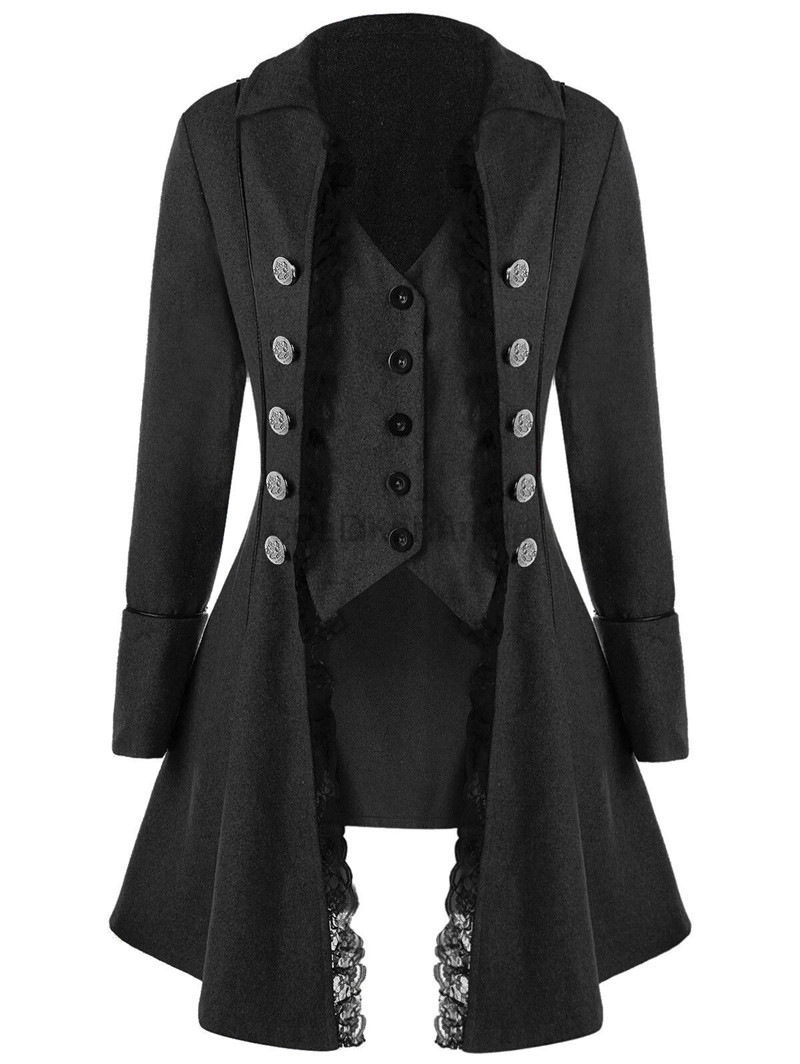 겨울 여성 자켓 고딕 Steampunk 코르셋 할로윈  - Winter Clothing For Women 리뷰 및 가격
