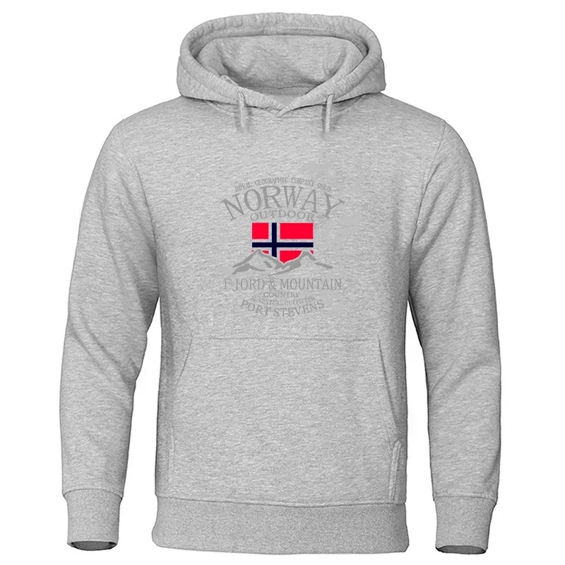 노르웨이 피요르드 산 남성 긴팔 후드티 가을 및 겨울  - Winter Clothing Norway 리뷰 및 가격