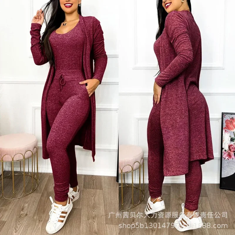 2026 점프수트 & 코트 세트 가을 여성 드로스트링  - Winter Clothing Deals 리뷰 및 가격