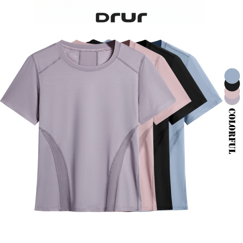 DRUR 여름 경량 러닝 티셔츠 여성용 속건 짐 운동  - Winter Clothing Deals 리뷰 및 가격