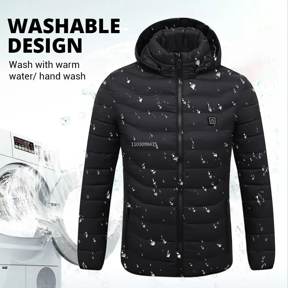 21개 구역 USB 전기 발열 재킷 남녀 공용 발열 재 - Winter Clothing Hiking 리뷰 및 가격