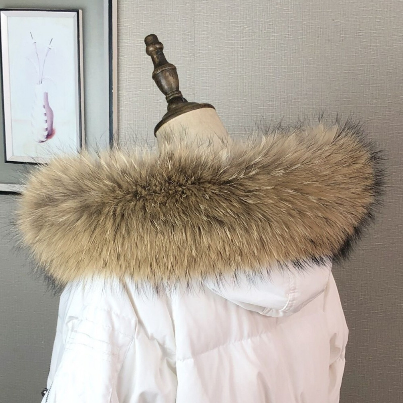 코트 파카 여성용 리얼 모피 칼라 자켓 용 겨울 천연  - Winter Clothing Deals 리뷰 및 가격