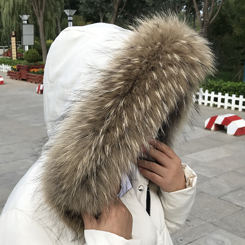 코트 파카 여성용 리얼 모피 칼라 자켓 용 겨울 천연  - Winter Clothing Deals 리뷰 및 가격