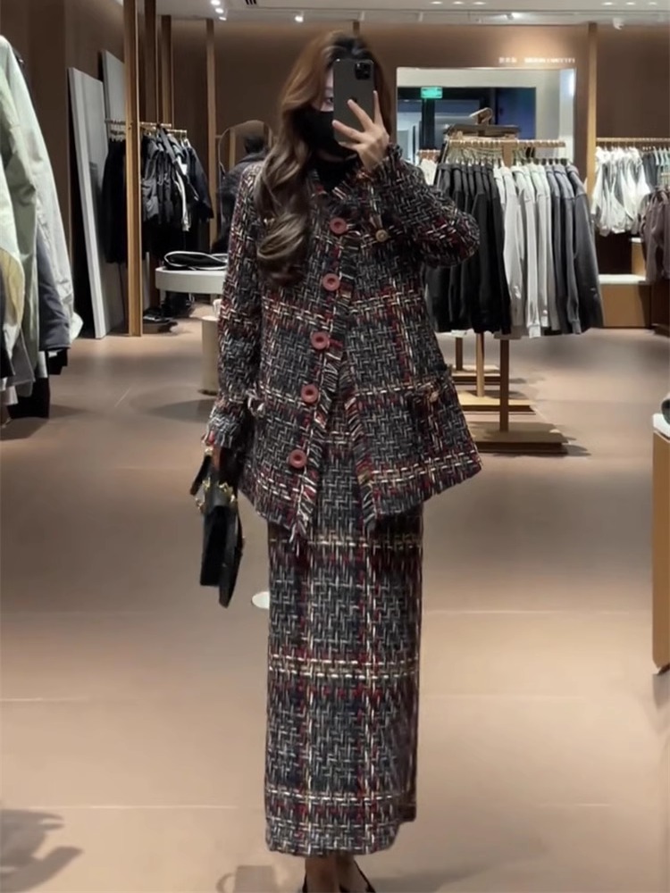 겨울 신상 여성 패션 고급스러운 분위기의 굵은 직조 작 - Winter Clothing Deals 리뷰 및 가격