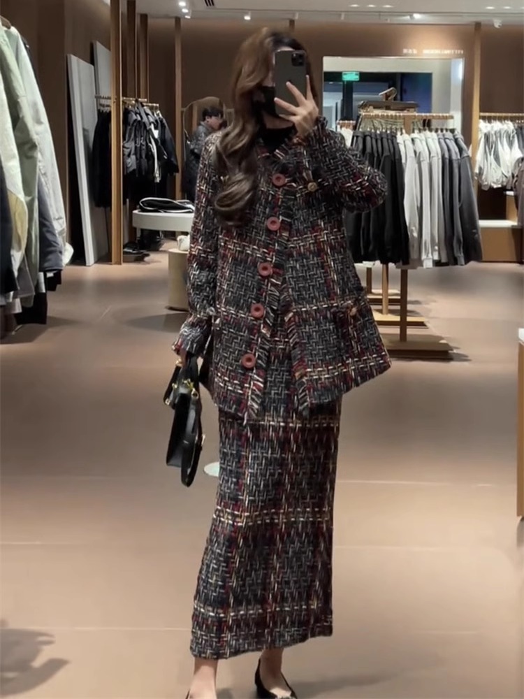 겨울 신상 여성 패션 고급스러운 분위기의 굵은 직조 작 - Winter Clothing Deals 리뷰 및 가격