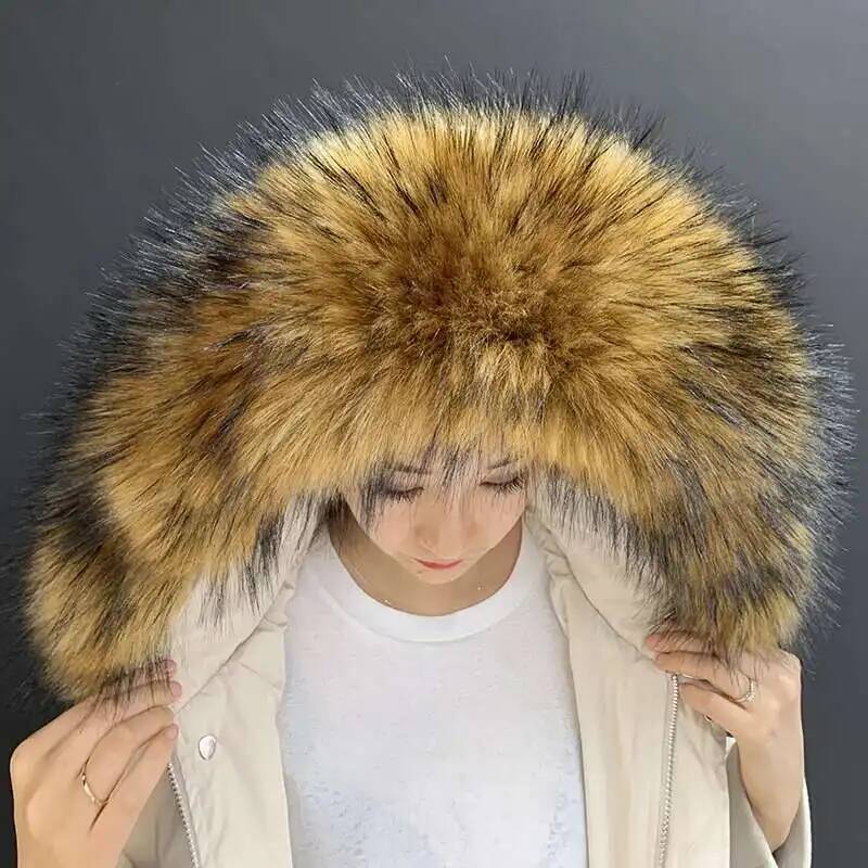 분리형 가짜 모피 칼라 초대형 따뜻한 가짜 모피 스카프 - Winter Clothing Deals 리뷰 및 가격