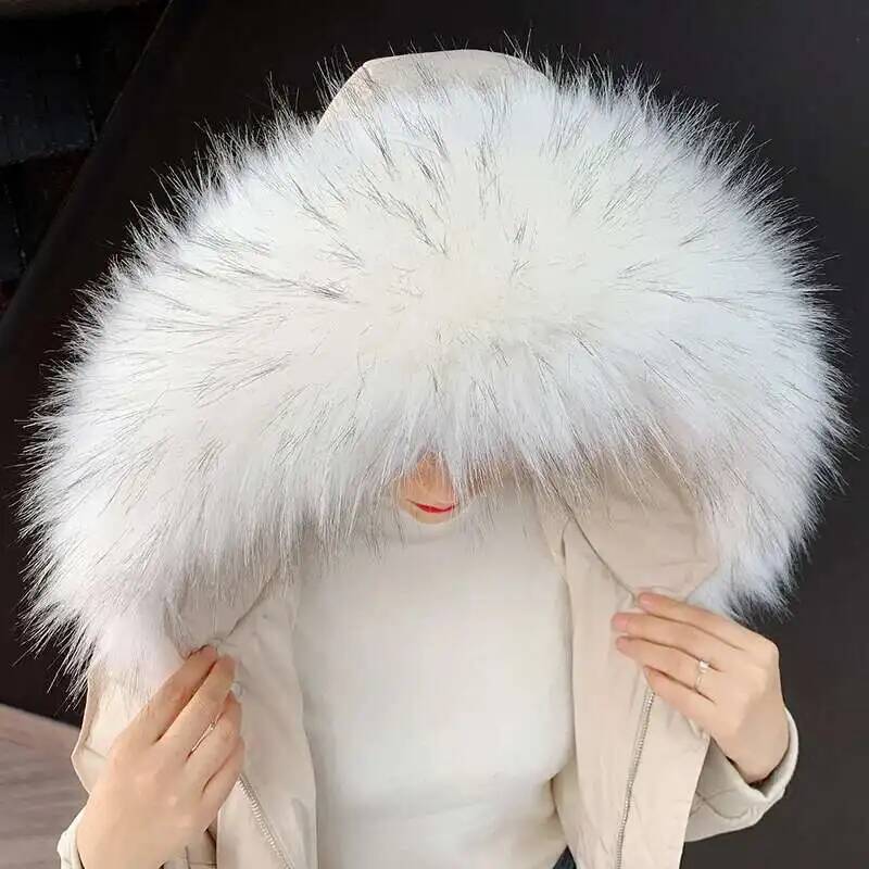 분리형 가짜 모피 칼라 초대형 따뜻한 가짜 모피 스카프 - Winter Clothing Deals 리뷰 및 가격