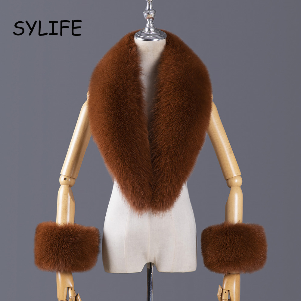 2025 리얼 폭스 퍼 칼라 겨울 여성용 고급 털 스카 - Winter Clothing Deals 리뷰 및 가격