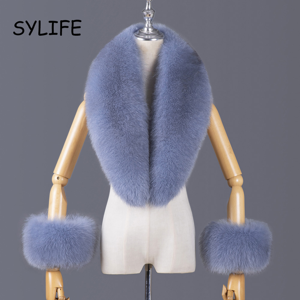 2025 리얼 폭스 퍼 칼라 겨울 여성용 고급 털 스카 - Winter Clothing Deals 리뷰 및 가격