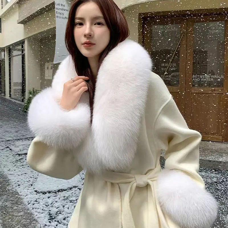 2025 리얼 폭스 퍼 칼라 겨울 여성용 고급 털 스카 - Winter Clothing Deals 리뷰 및 가격