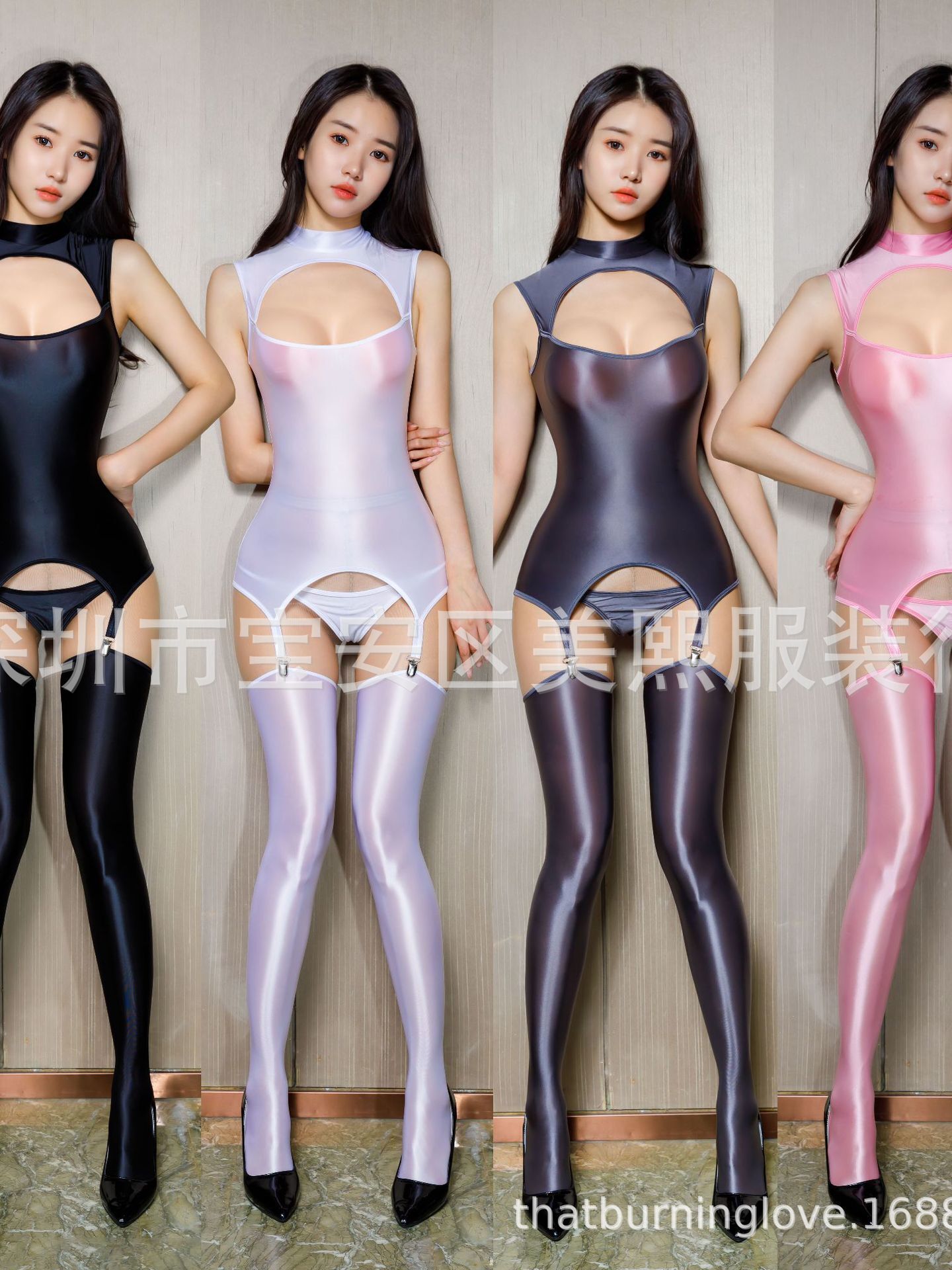 행잉 넥 할로우 아웃 하이 스트릿 샤이니 오일, 고탄성 - Winter Clothing Deals 리뷰 및 가격