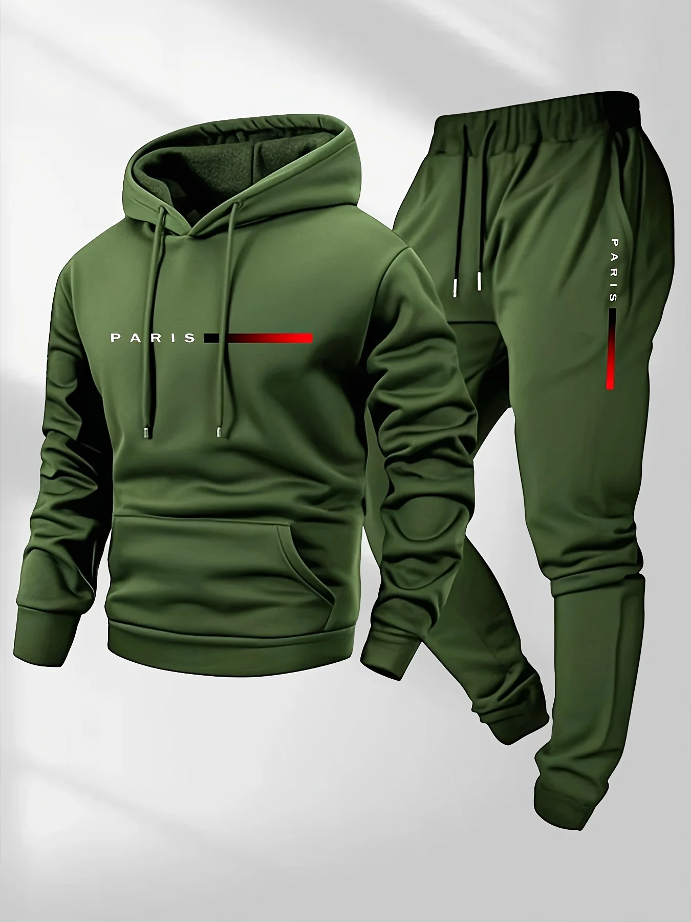 새로운 트렌드 스트리트 패션 레터 프린트 스포츠웨어 세 - Winter Clothing Fashion 리뷰 및 가격