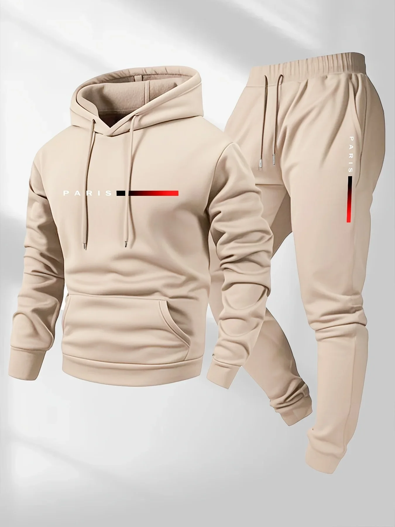 새로운 트렌드 스트리트 패션 레터 프린트 스포츠웨어 세 - Winter Clothing Fashion 리뷰 및 가격