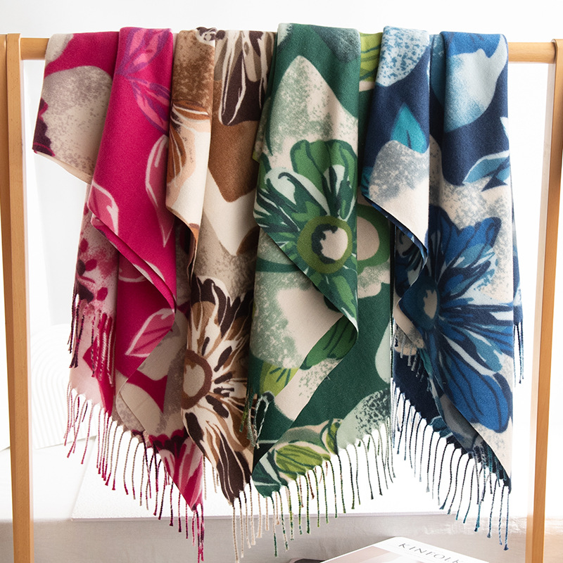 럭셔리 스카프 캐시미어 파시미나 겨울 새 목도리 두꺼운 - Cashmere Scarf Wrap 리뷰 및 가격