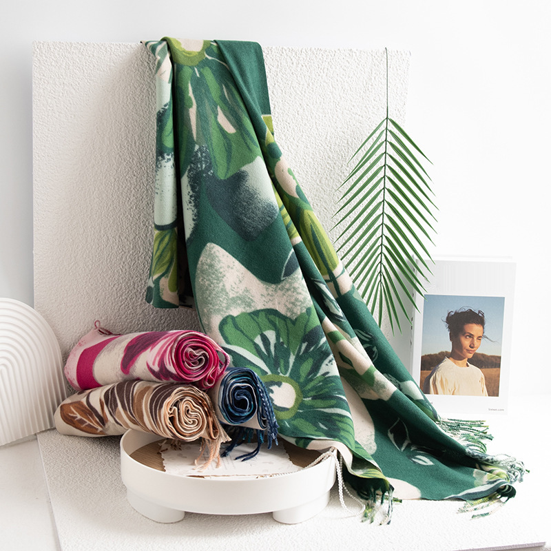 럭셔리 스카프 캐시미어 파시미나 겨울 새 목도리 두꺼운 - Cashmere Scarf Wrap 리뷰 및 가격