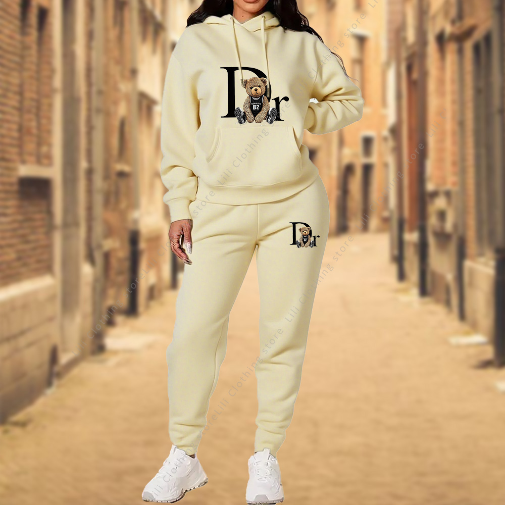 여성 Tracksuit 미적 디자이너 의류 고품질 후드 - Winter Clothing Deals 리뷰 및 가격