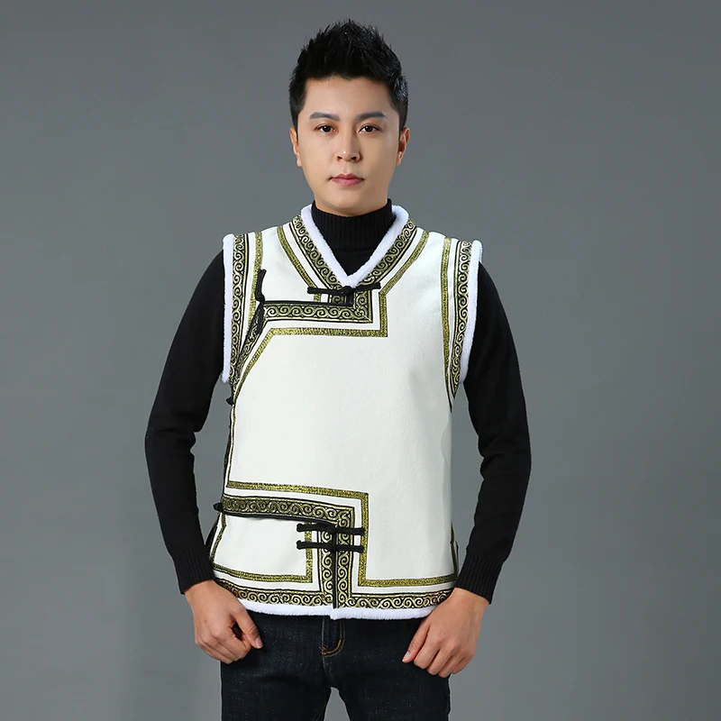 남성용 겨울 양털 조끼, 두꺼운 따뜻한 조끼, 민족 스 - Winter Clothing Men Style 리뷰 및 가격
