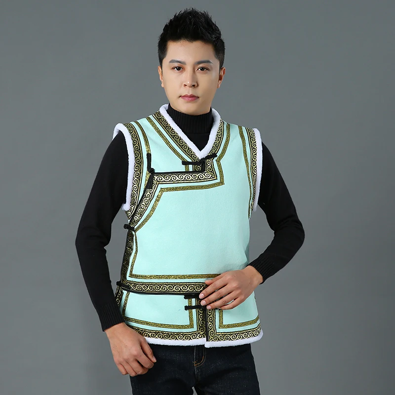 남성용 겨울 양털 조끼, 두꺼운 따뜻한 조끼, 민족 스 - Winter Clothing Men Style 리뷰 및 가격